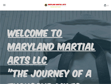 Tablet Screenshot of marylandmartialartsllc.com